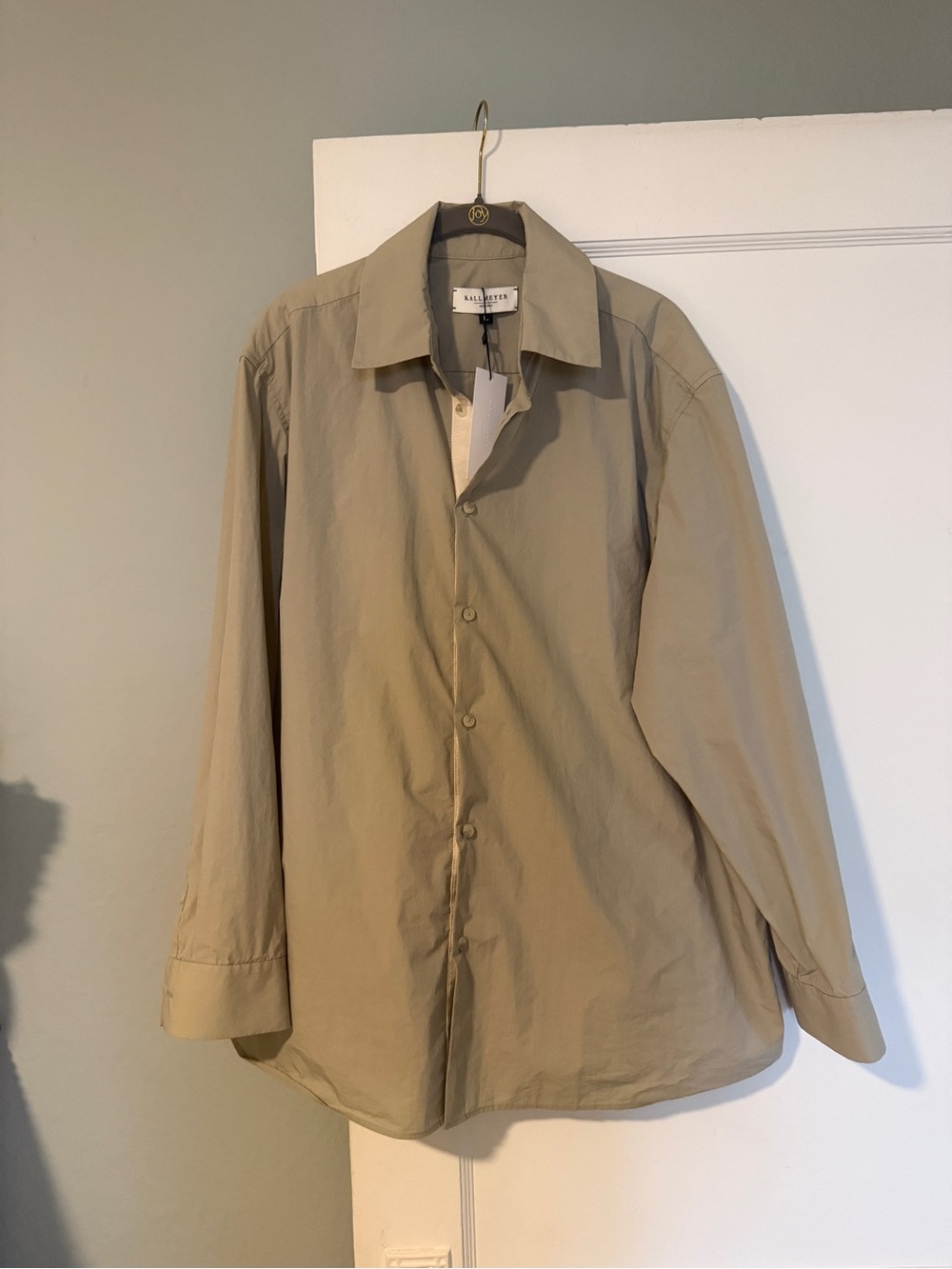 NWT Kallmeyer NYC Cotton Signature Poplin Shirt $425 Large
